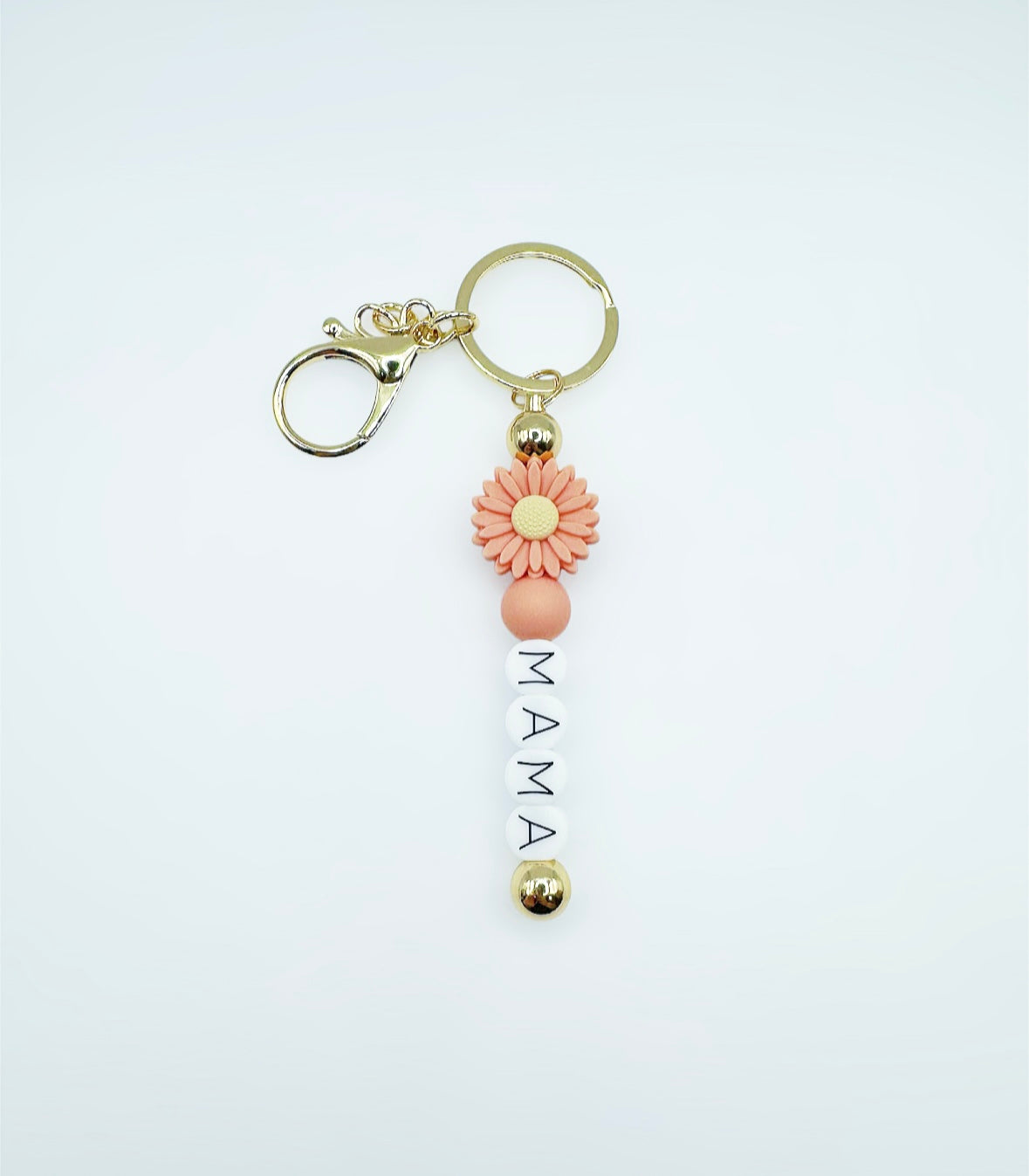 Mama Flower Keychain