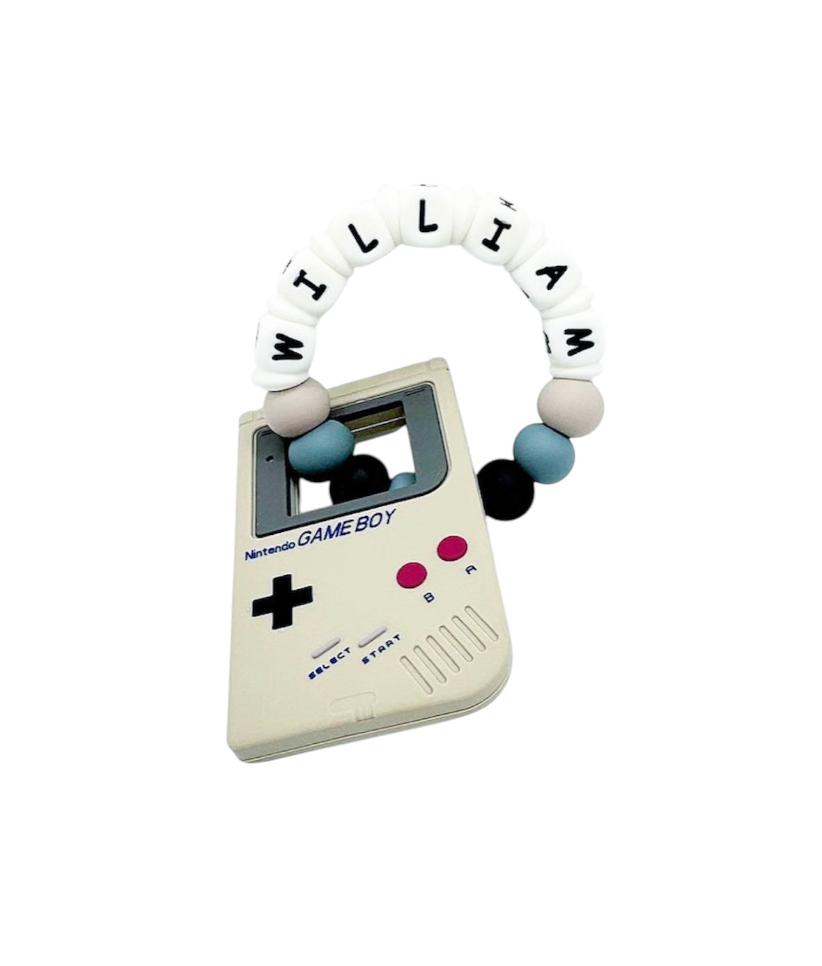 Personalized Teether with Silicone Attachment