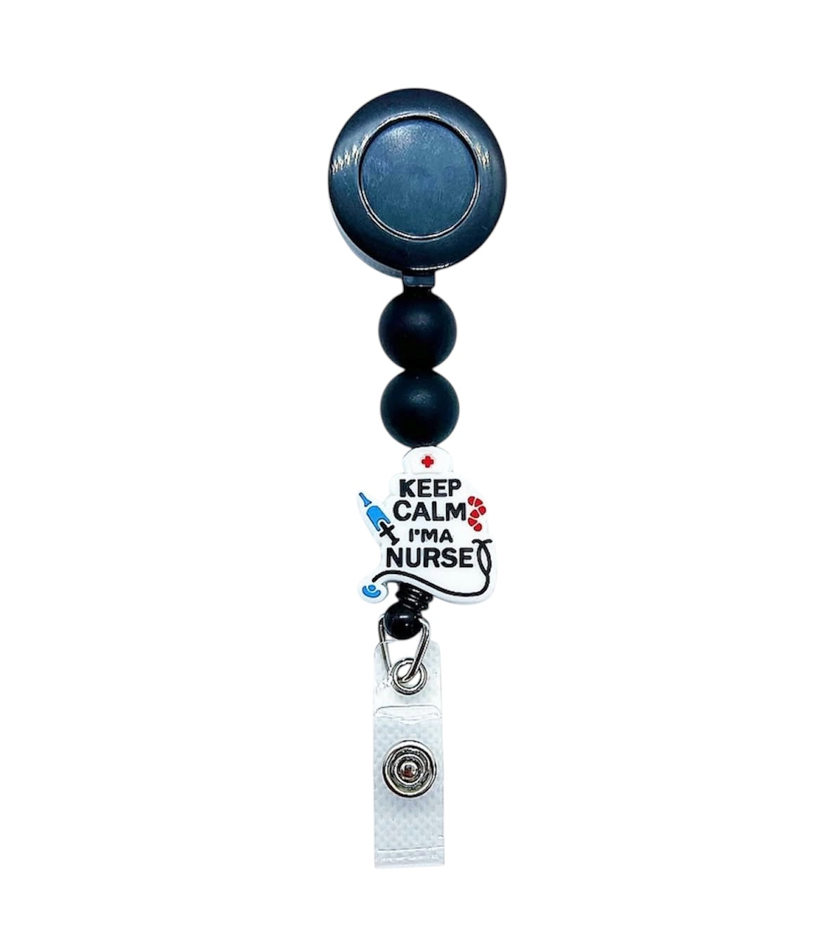 Keep Calm I’m a Nurse Badge Reel