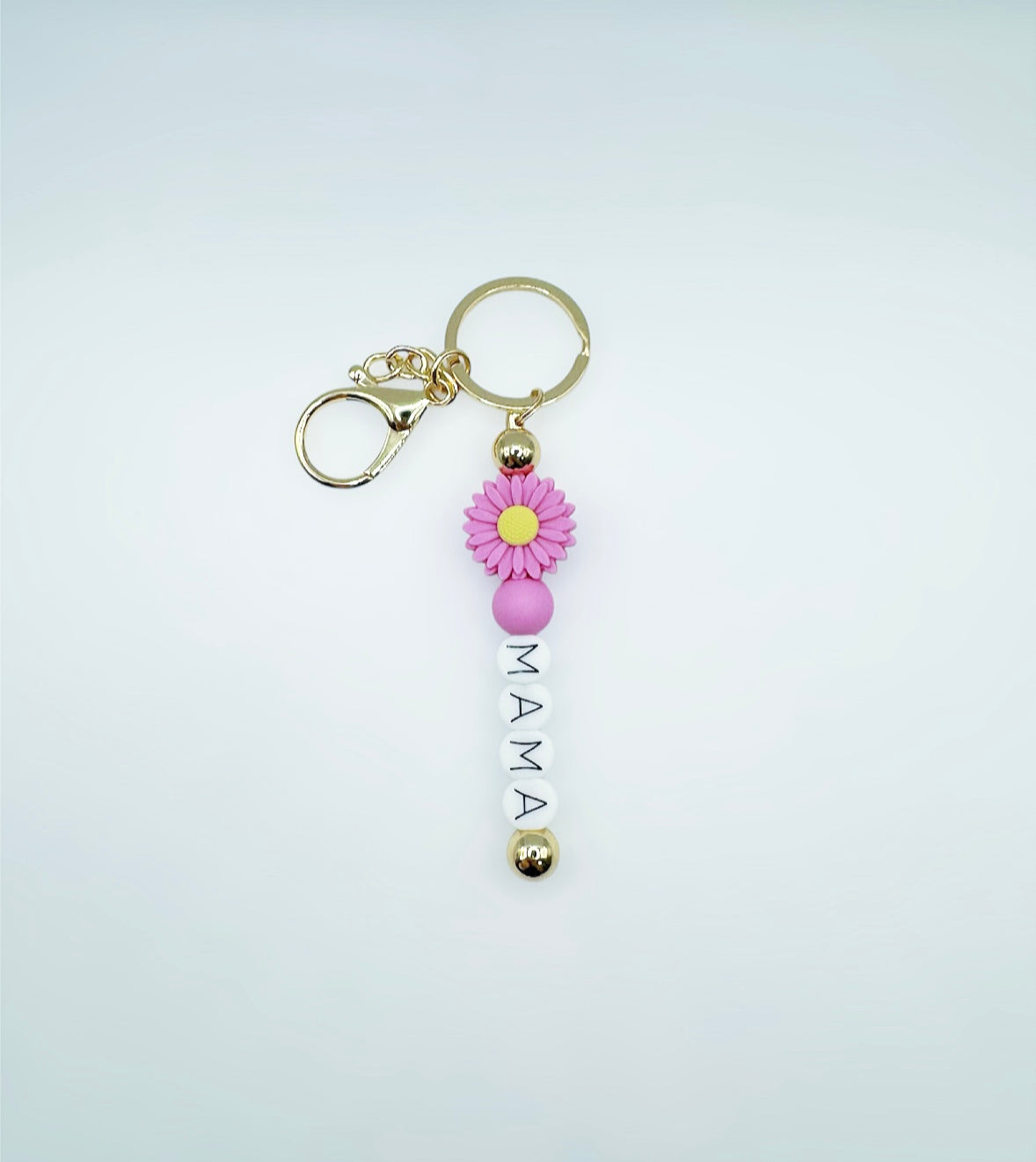 Mama Flower Keychain