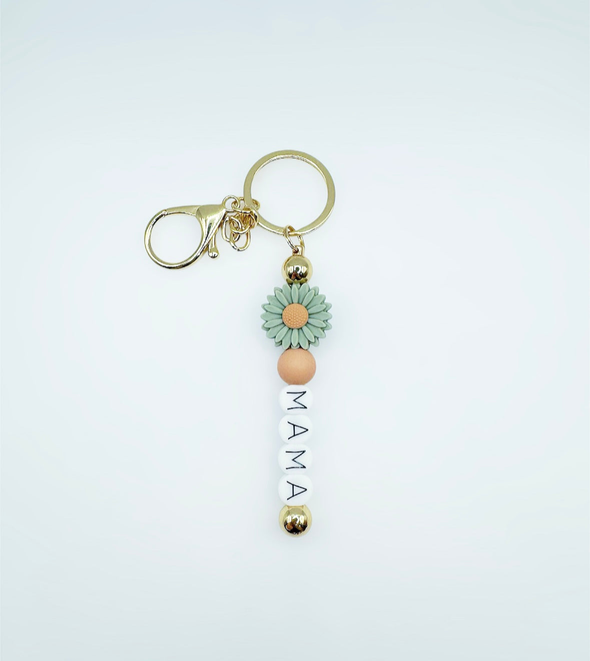 Mama Flower Keychain