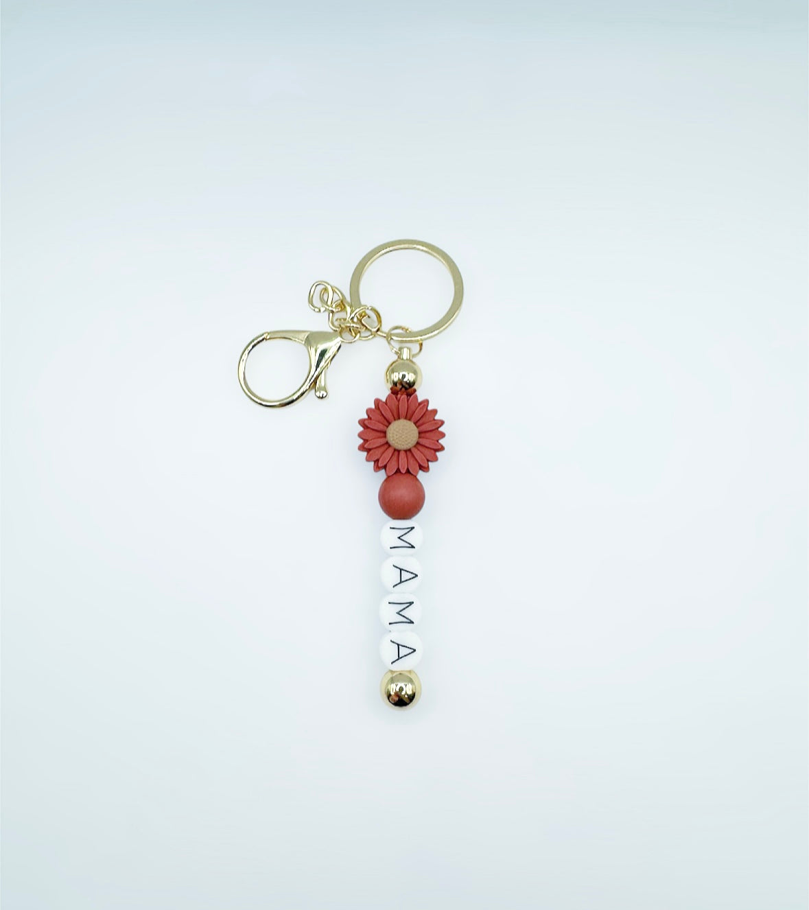 Mama Flower Keychain