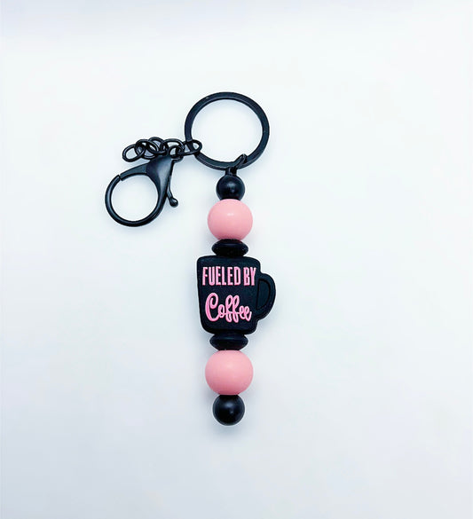 “Fueled by Coffee” Keychain