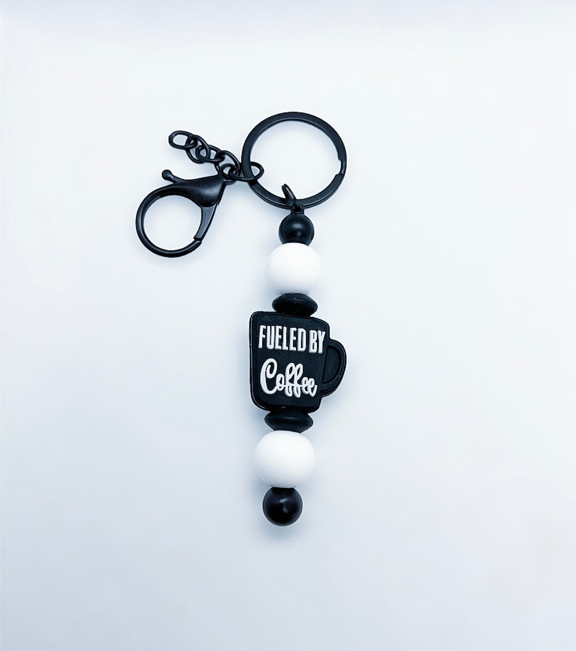 “Fueled by Coffee” Keychain